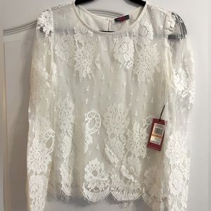 Vince Camuto lace shirt
